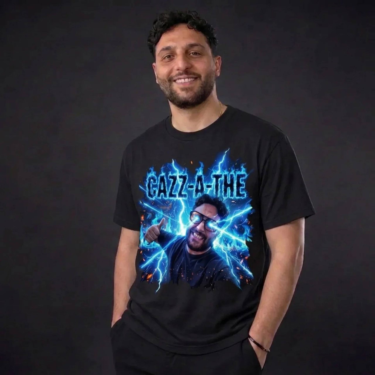 T-shirt "Cazz-a-the" elettrica