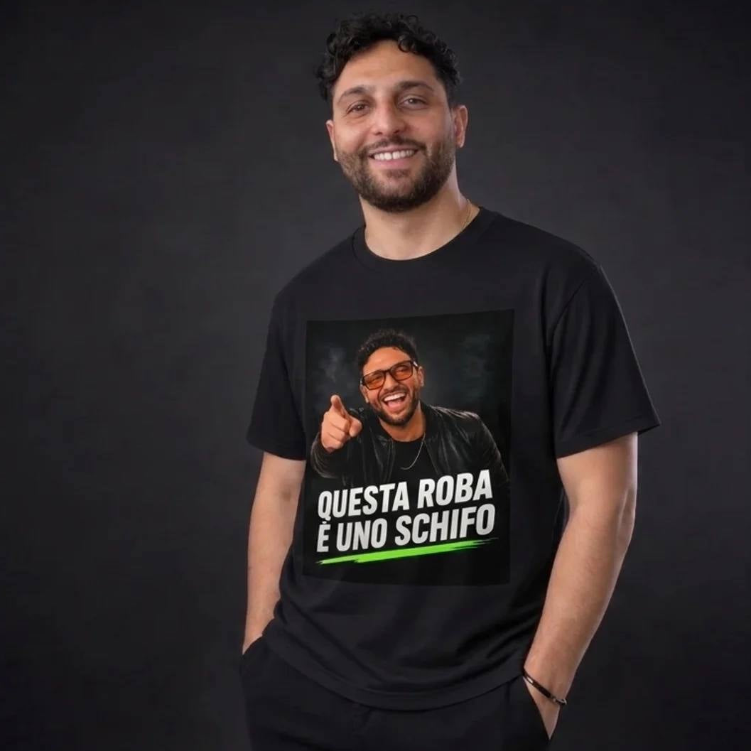T-SHIRT “QUESTA ROBA È UNO SCHIFO”
